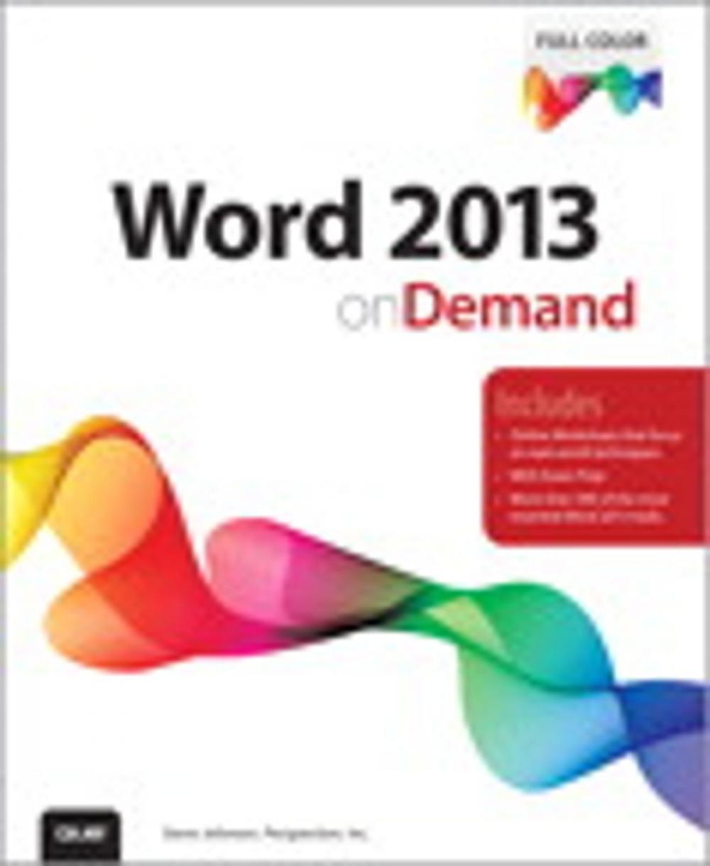 Big bigCover of Word 2013 on Demand