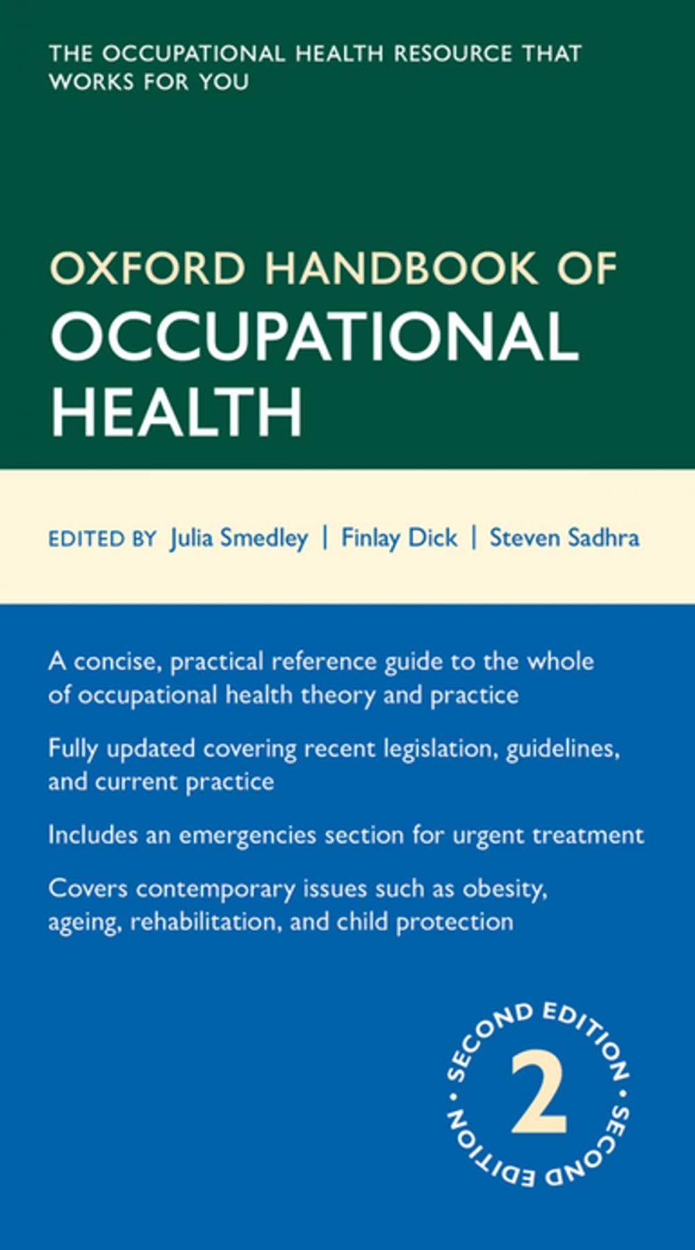 Big bigCover of Oxford Handbook of Occupational Health