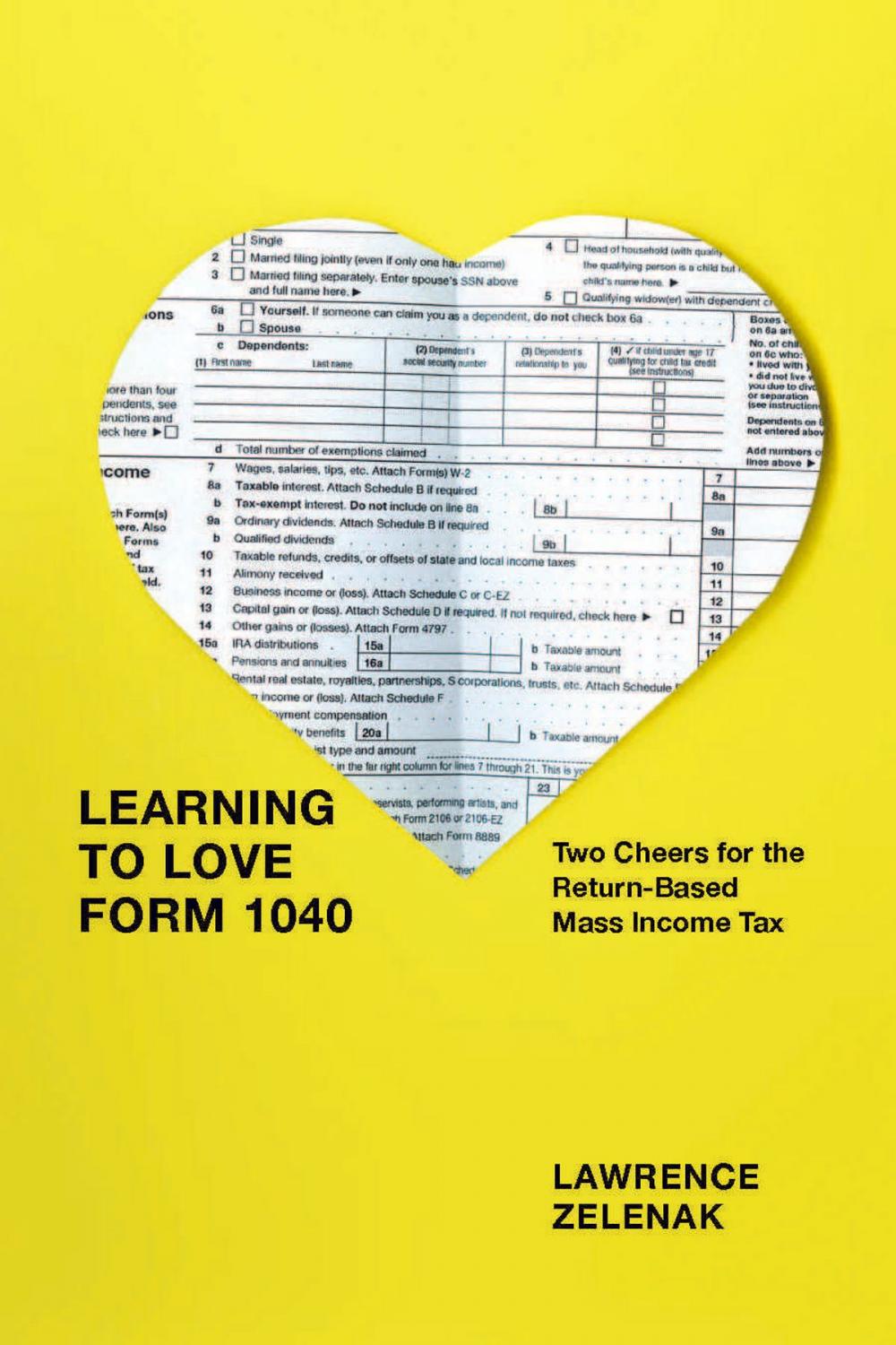 Big bigCover of Learning to Love Form 1040