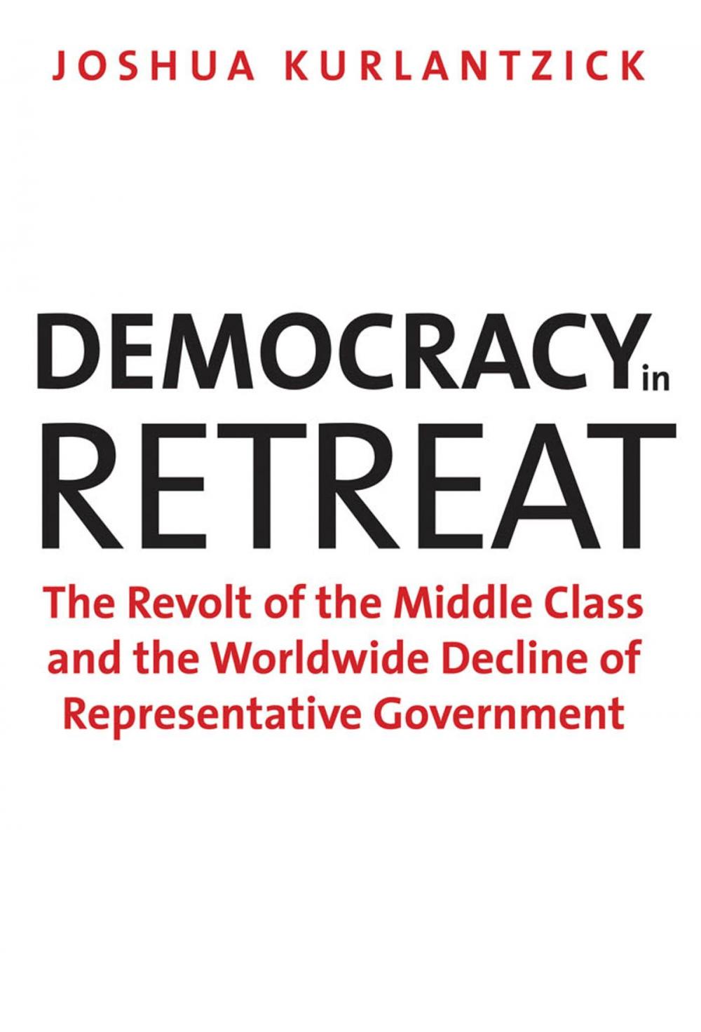 Big bigCover of Democracy in Retreat