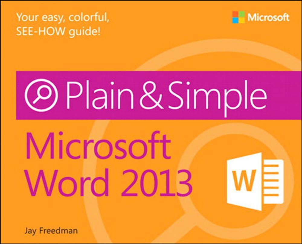 Big bigCover of Microsoft Word 2013 Plain & Simple