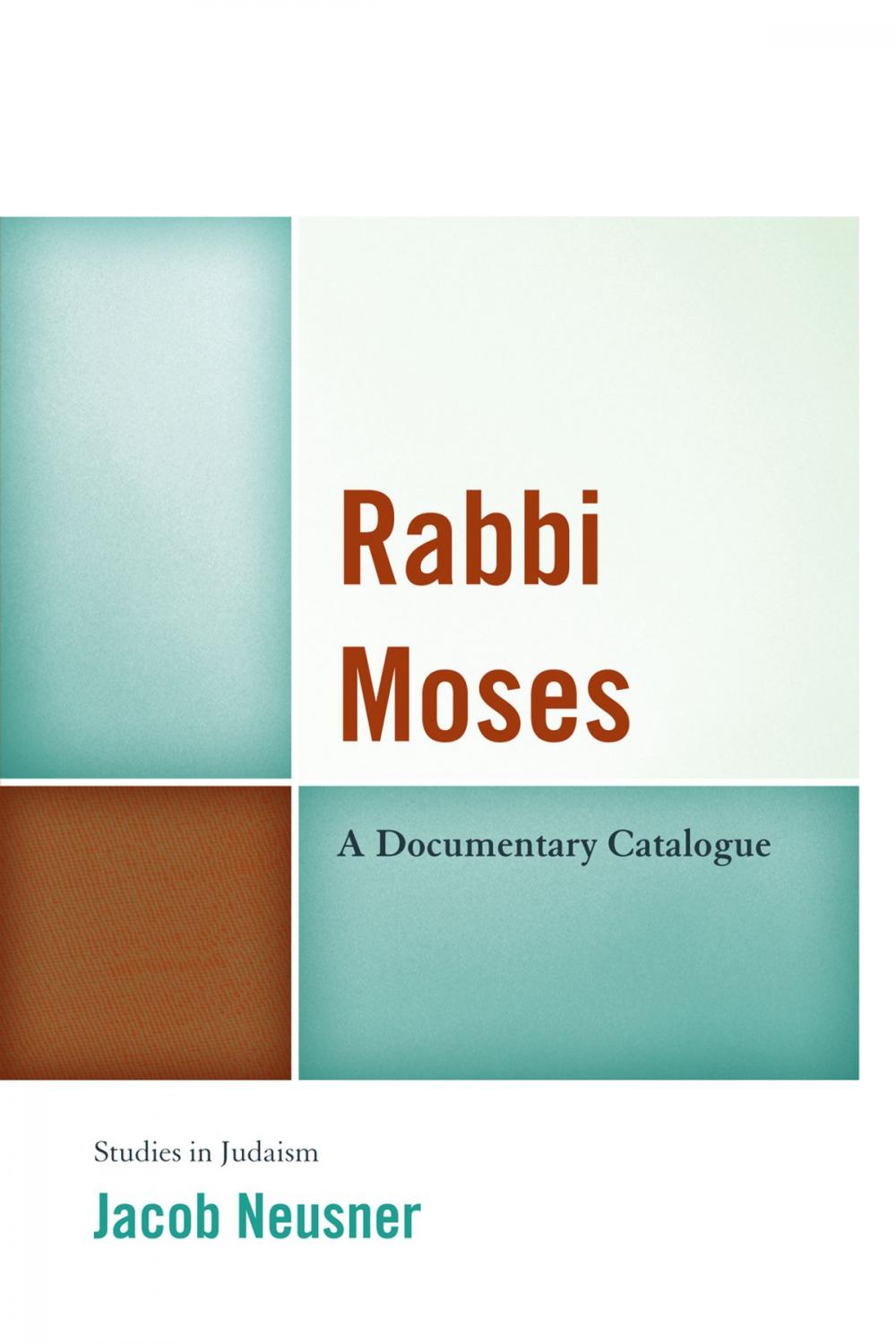 Big bigCover of Rabbi Moses