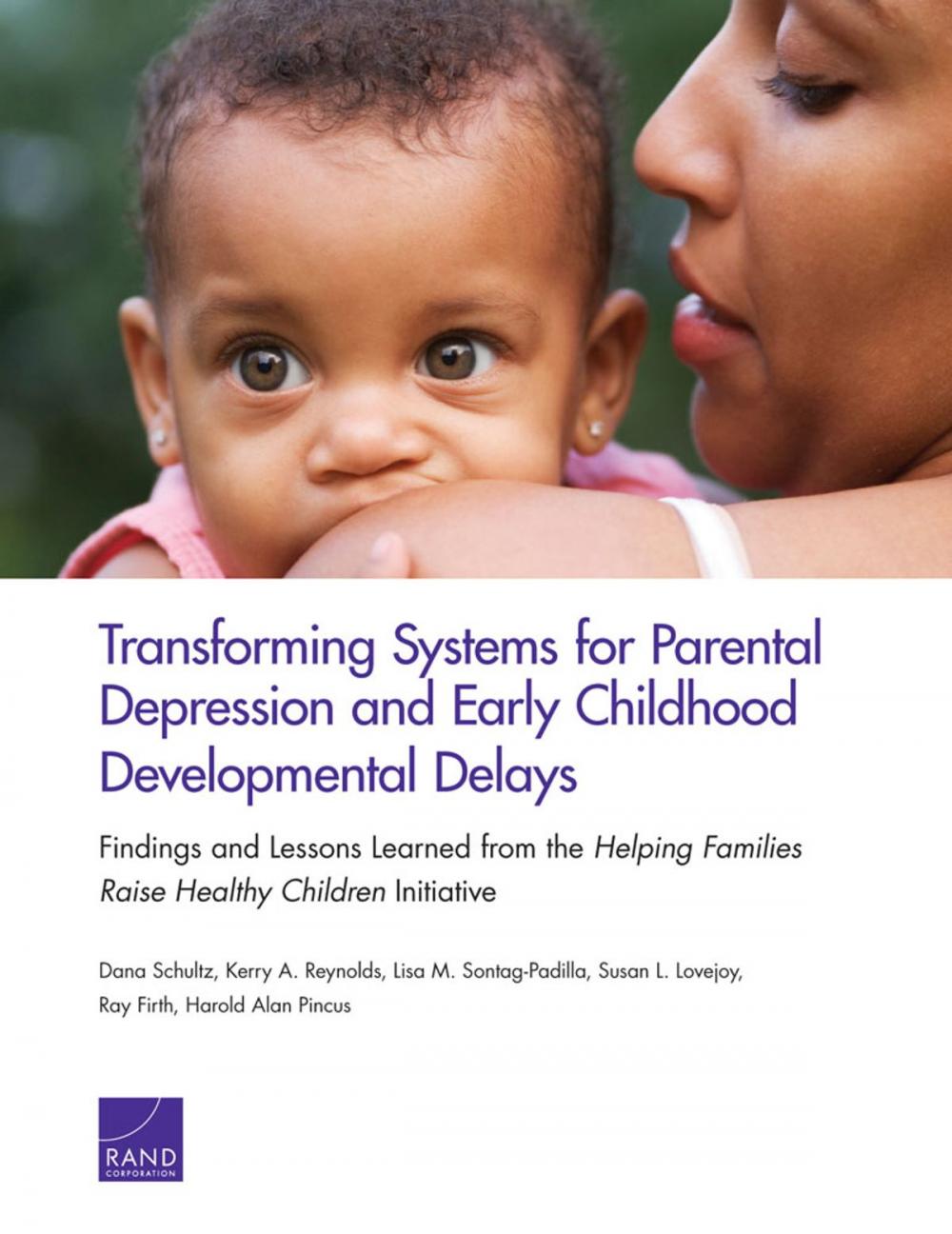 Big bigCover of Transforming Systems for Parental Depression and Early Childhood Developmental Delays