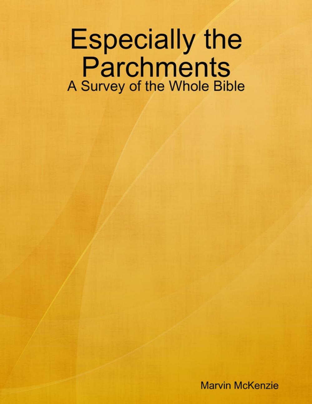 Big bigCover of Especially the Parchments: A Survey of the Whole Bible