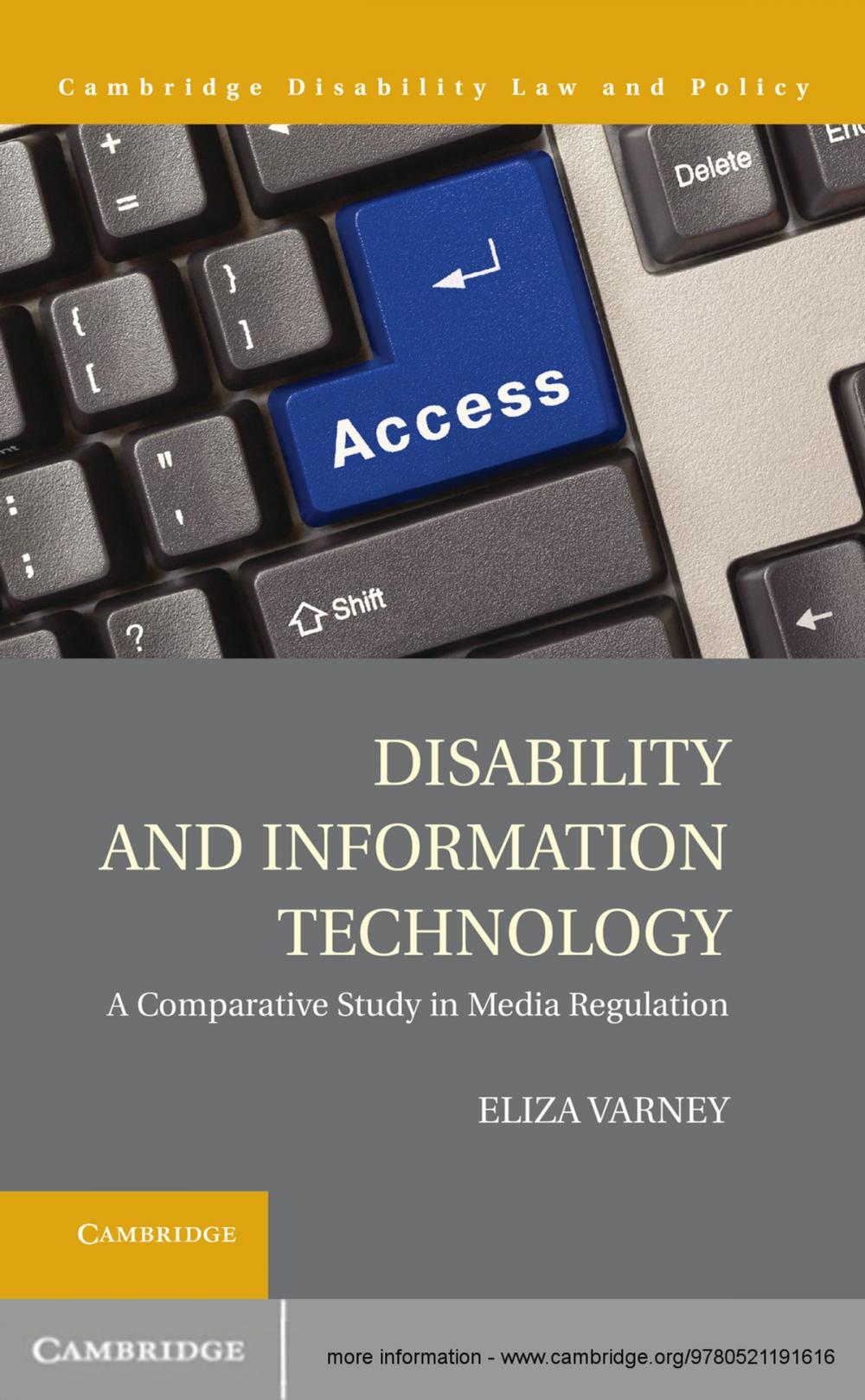 Big bigCover of Disability and Information Technology