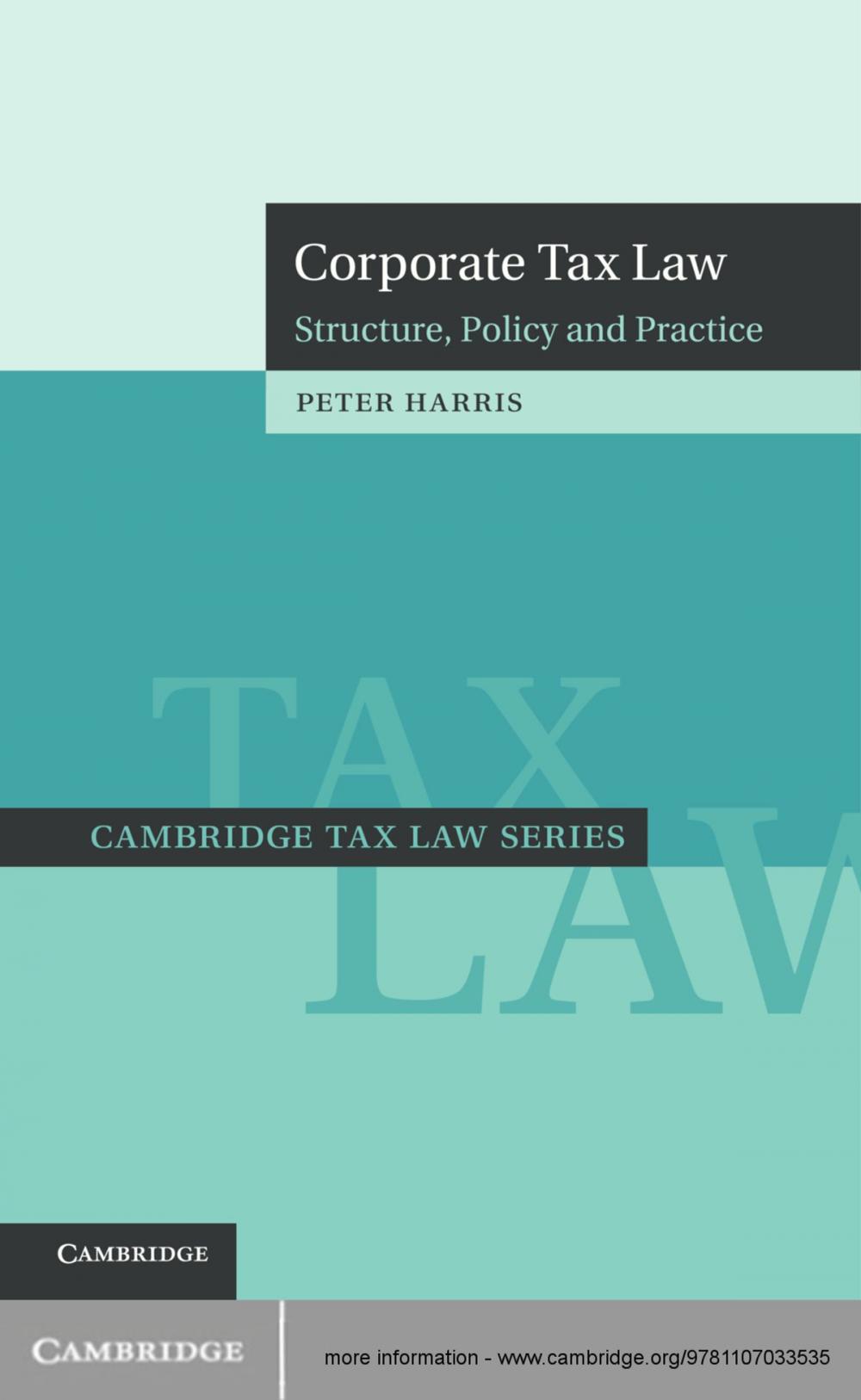 Big bigCover of Corporate Tax Law