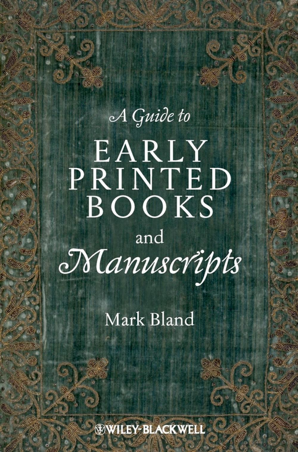 Big bigCover of A Guide to Early Printed Books and Manuscripts