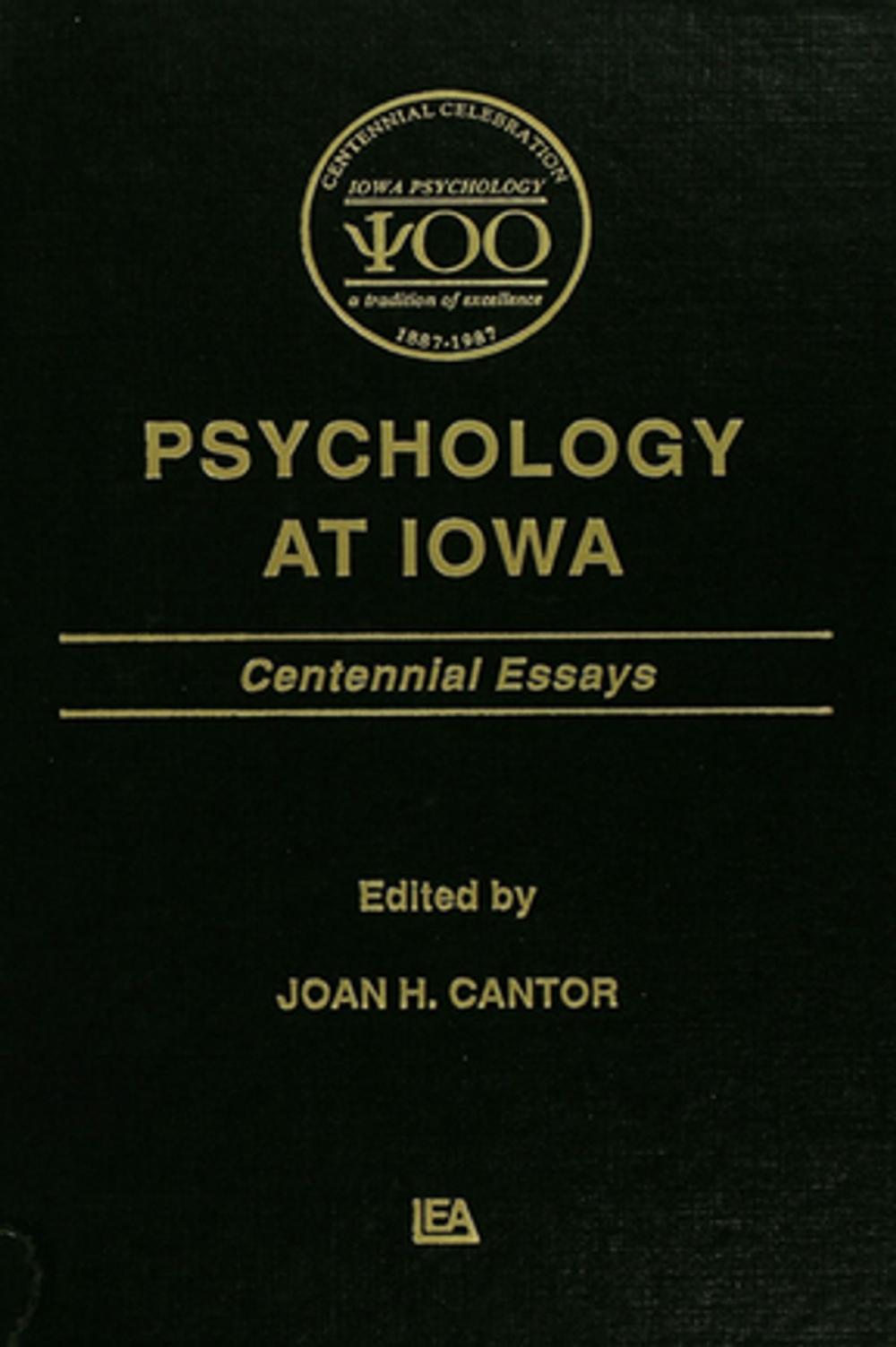 Big bigCover of Psychology at Iowa