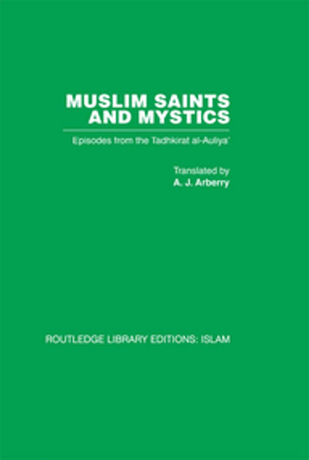 Big bigCover of Muslim Saints and Mystics