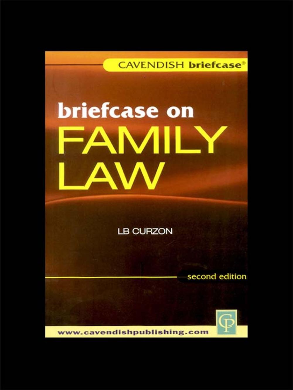 Big bigCover of Briefcase on Family Law