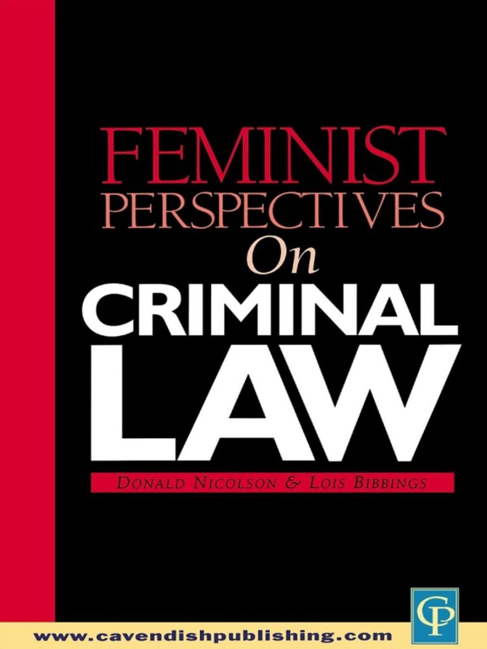Big bigCover of Feminist Perspectives on Criminal Law