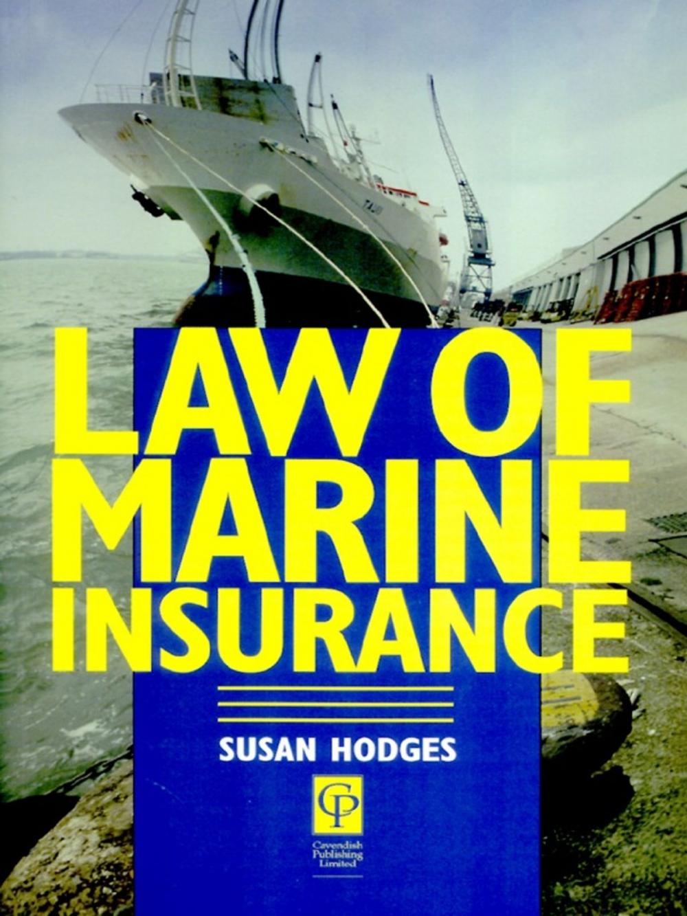 Big bigCover of Law of Marine Insurance