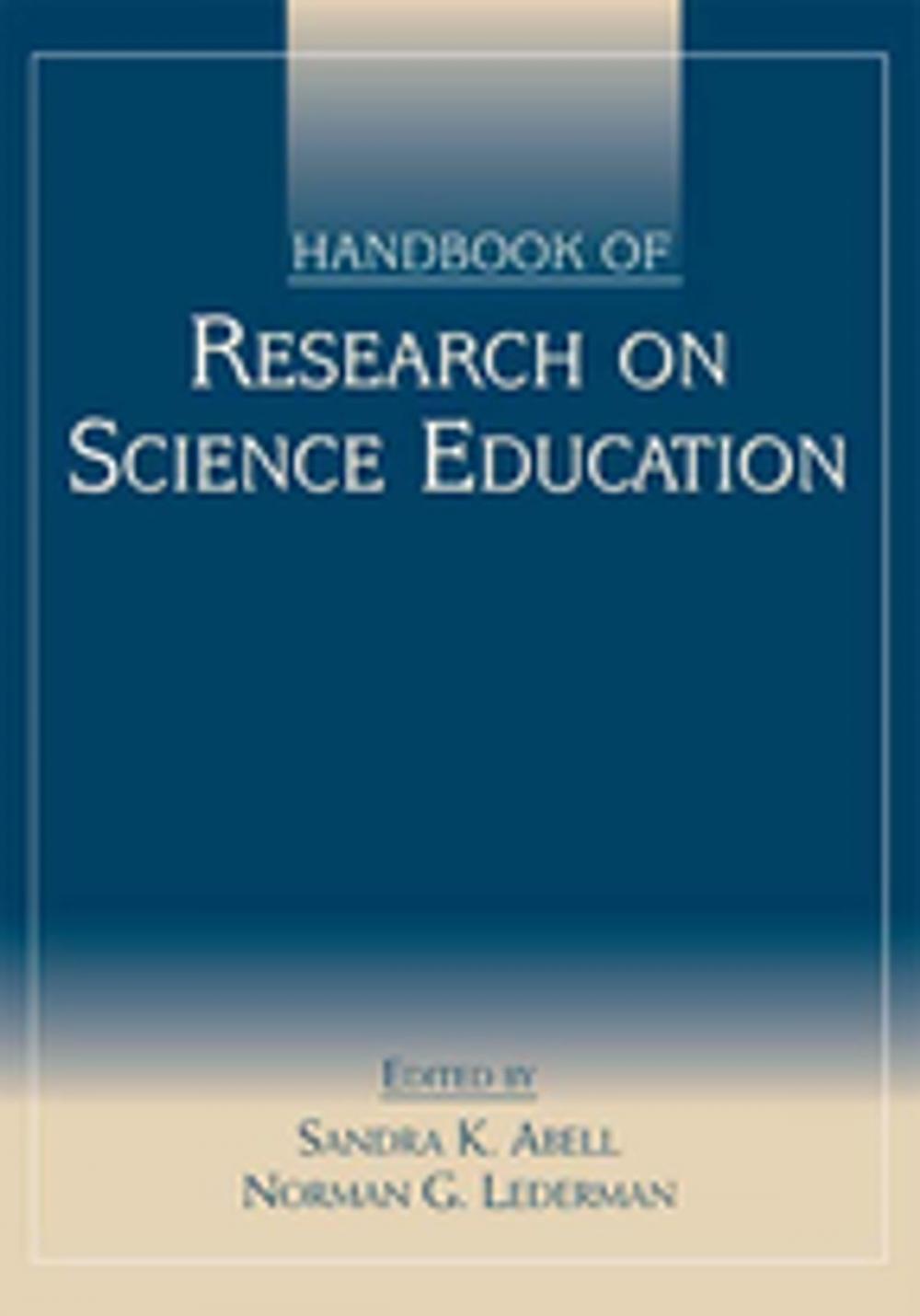 Big bigCover of Handbook of Research on Science Education