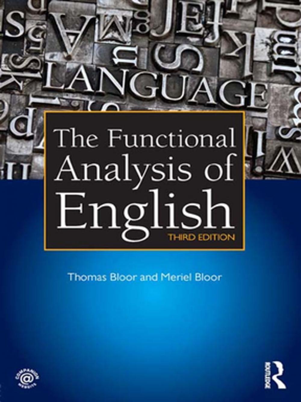 Big bigCover of The Functional Analysis of English