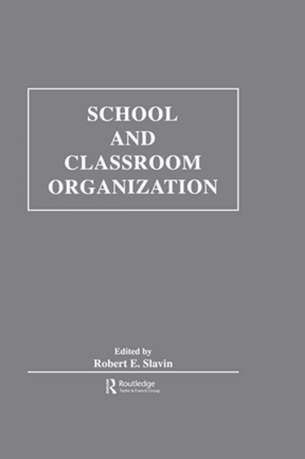 Big bigCover of School and Classroom Organization