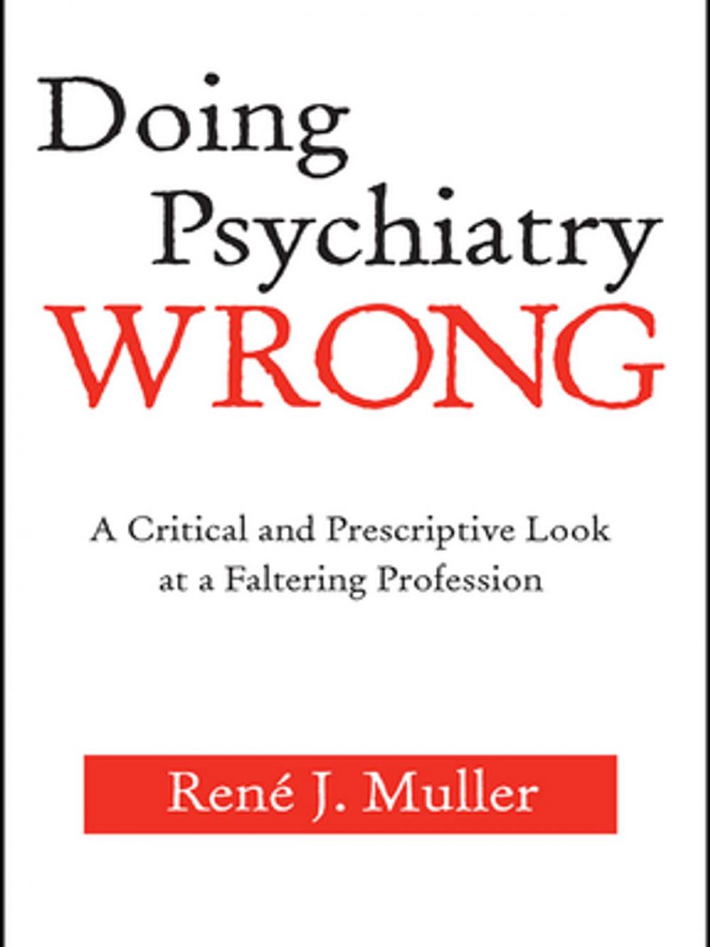 Big bigCover of Doing Psychiatry Wrong