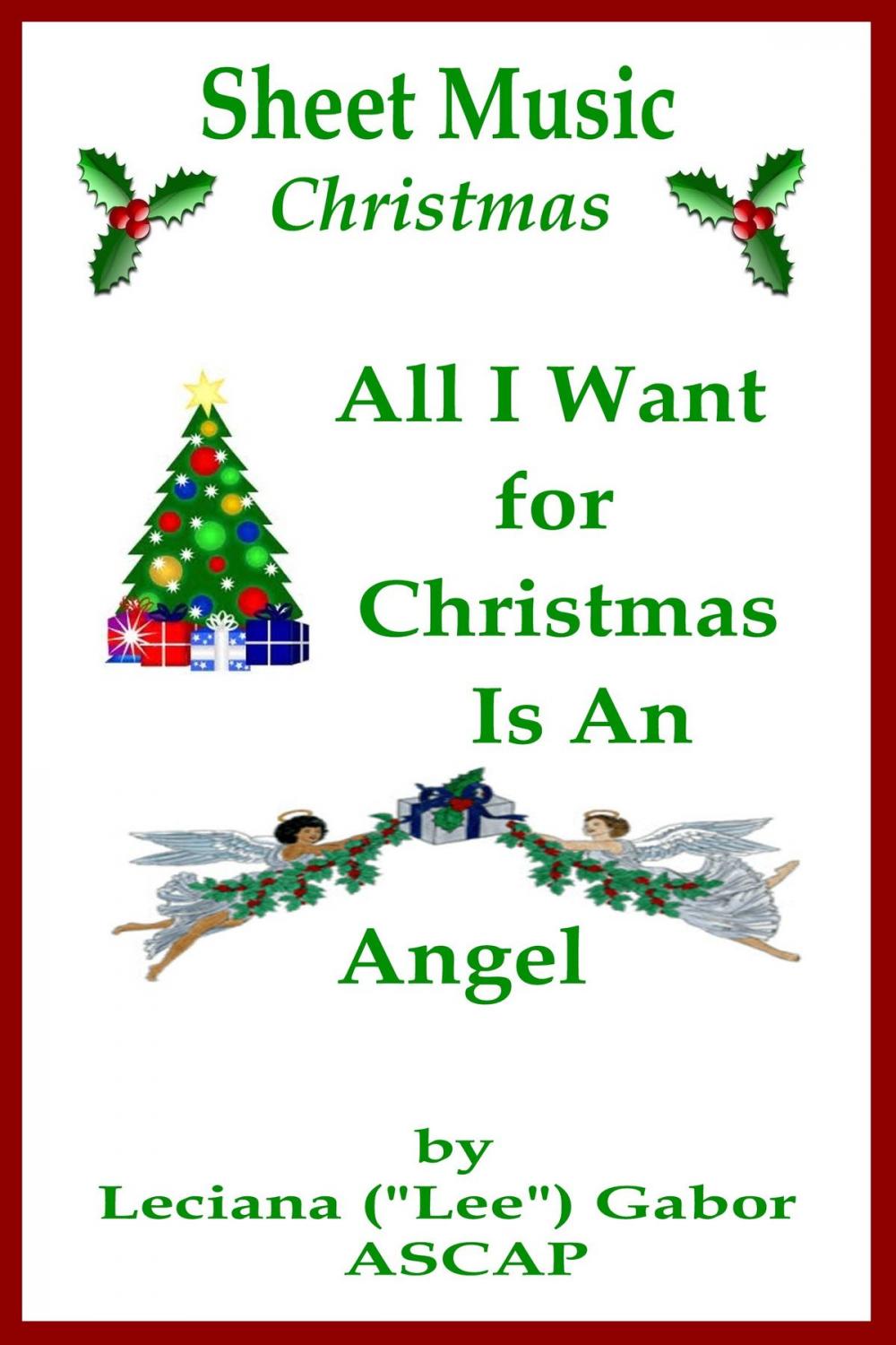 Big bigCover of Sheet Music All I Want For Christmas Is An Angel