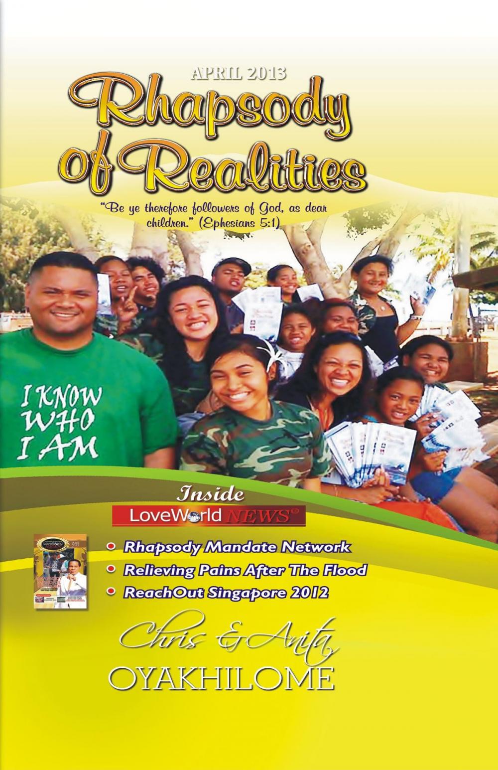 Big bigCover of Rhapsody of Realities April 2013 Edition