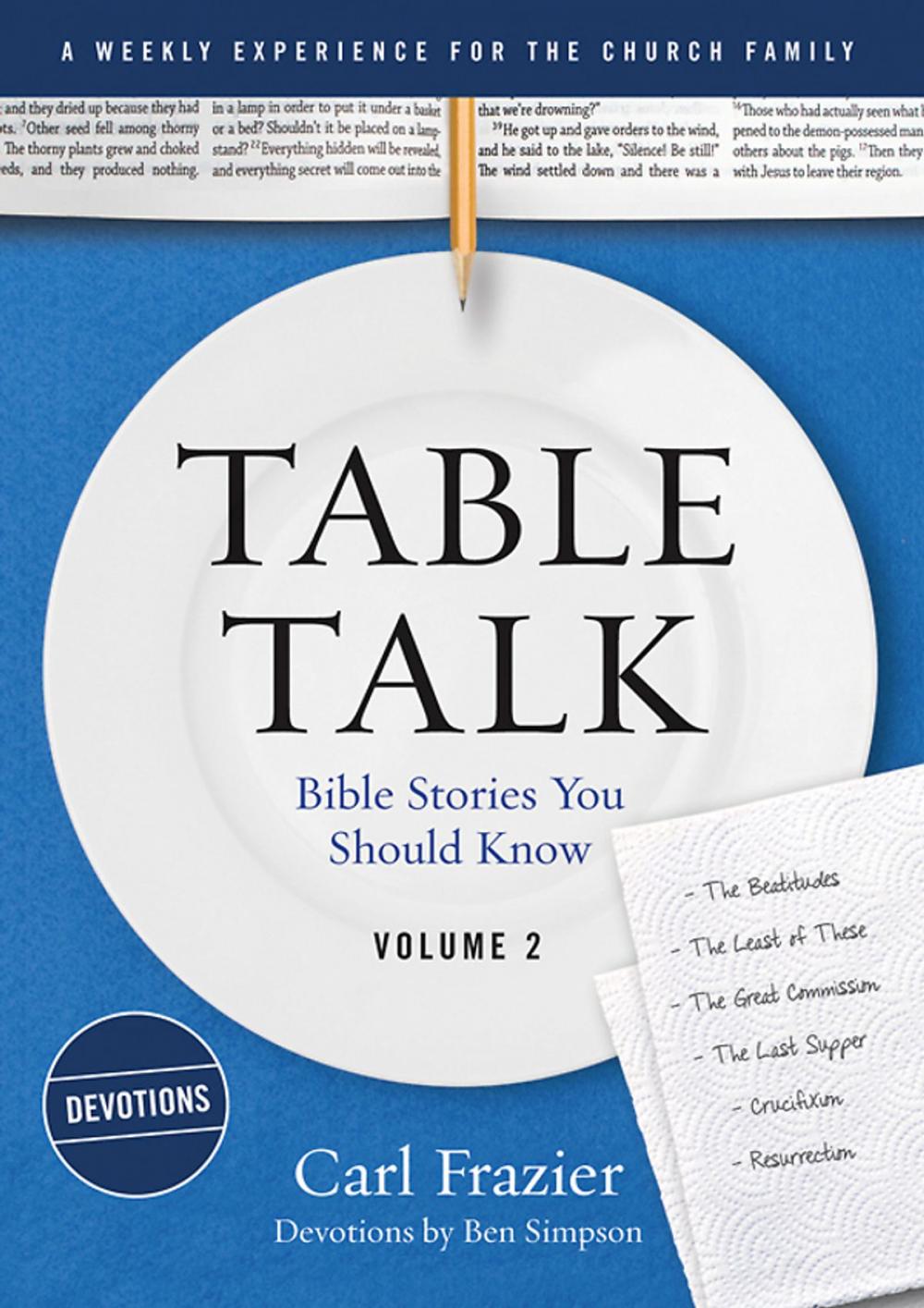 Big bigCover of Table Talk Volume 2 - Devotions