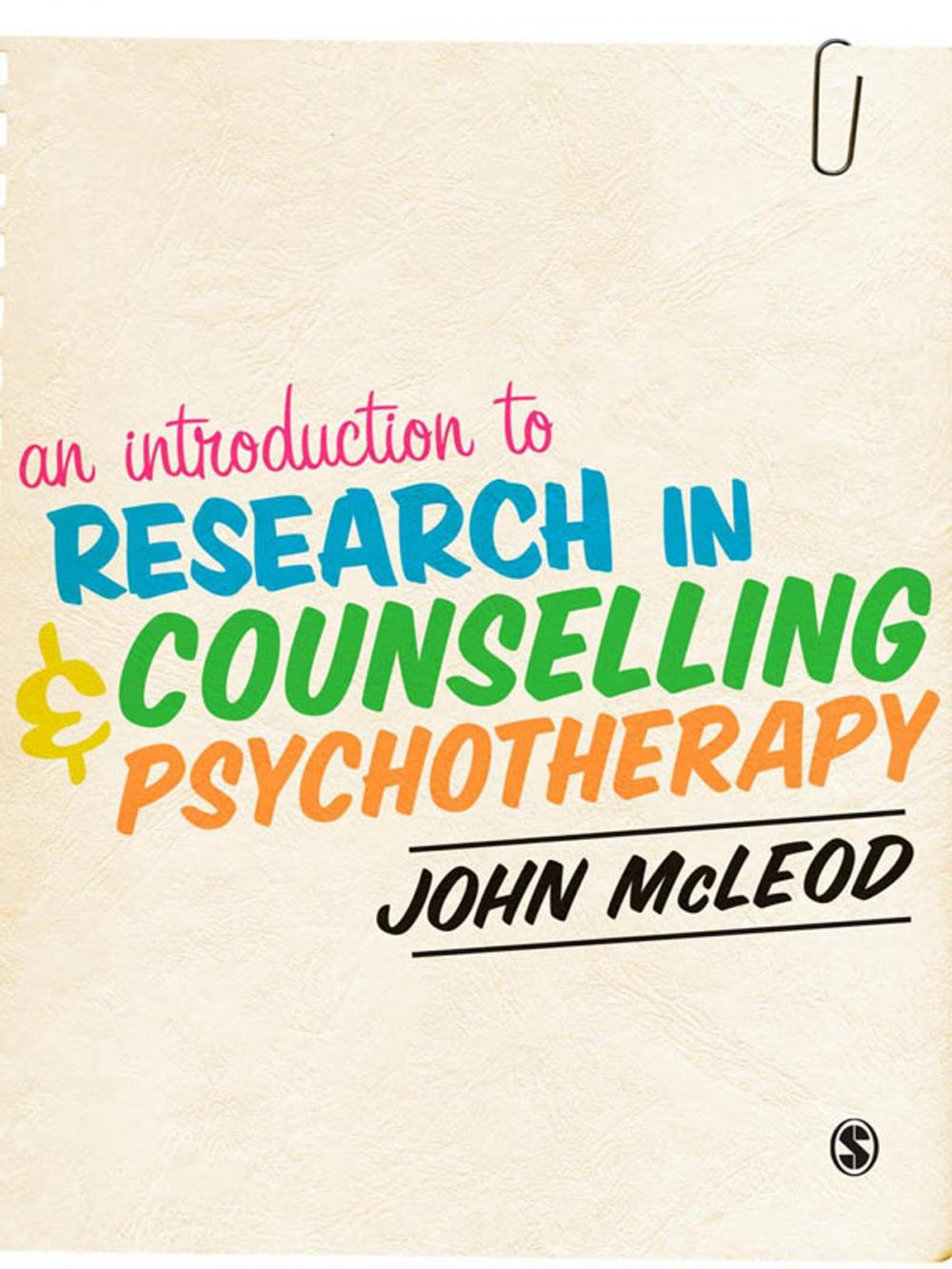 Big bigCover of An Introduction to Research in Counselling and Psychotherapy