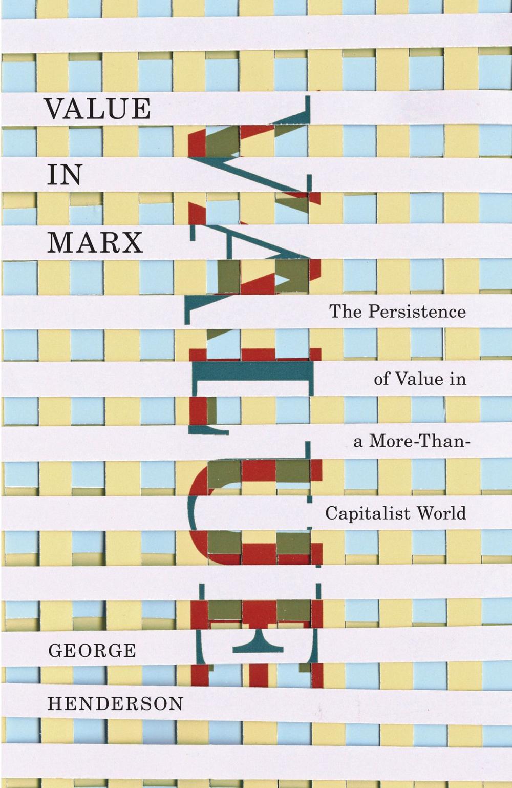 Big bigCover of Value in Marx