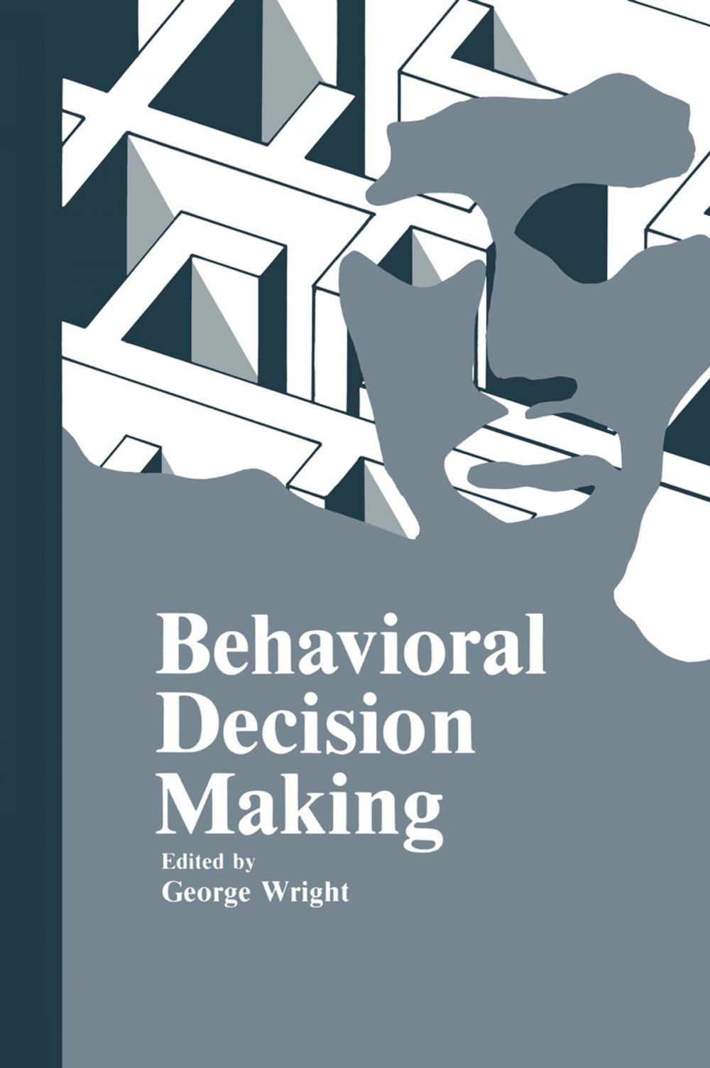 Big bigCover of Behavioral Decision Making