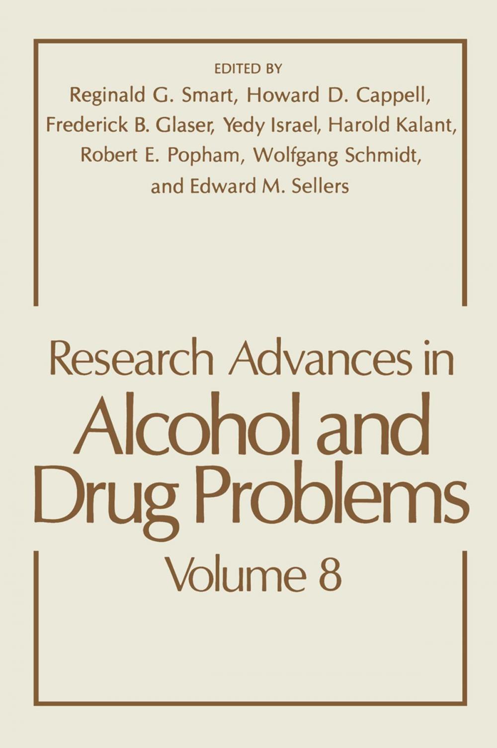 Big bigCover of Research Advances in Alcohol and Drug Problems