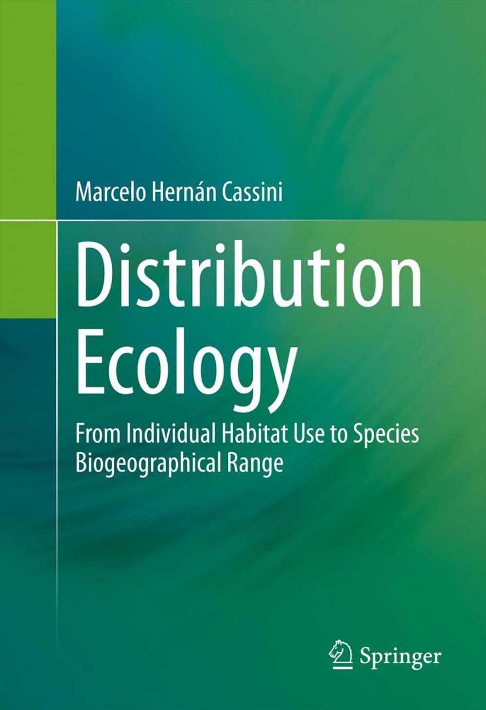 Big bigCover of Distribution Ecology