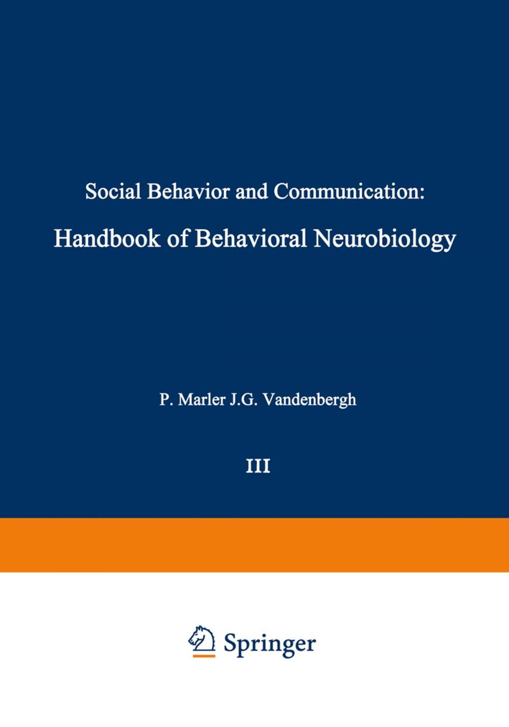 Big bigCover of Social Behavior and Communication