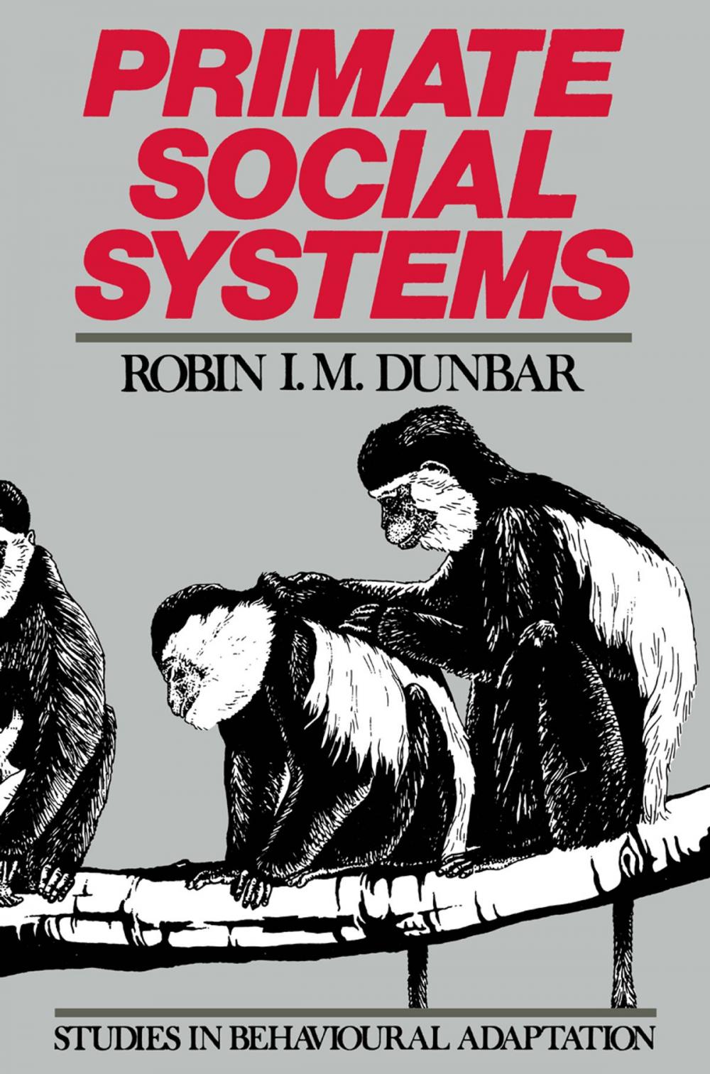 Big bigCover of Primate Social Systems