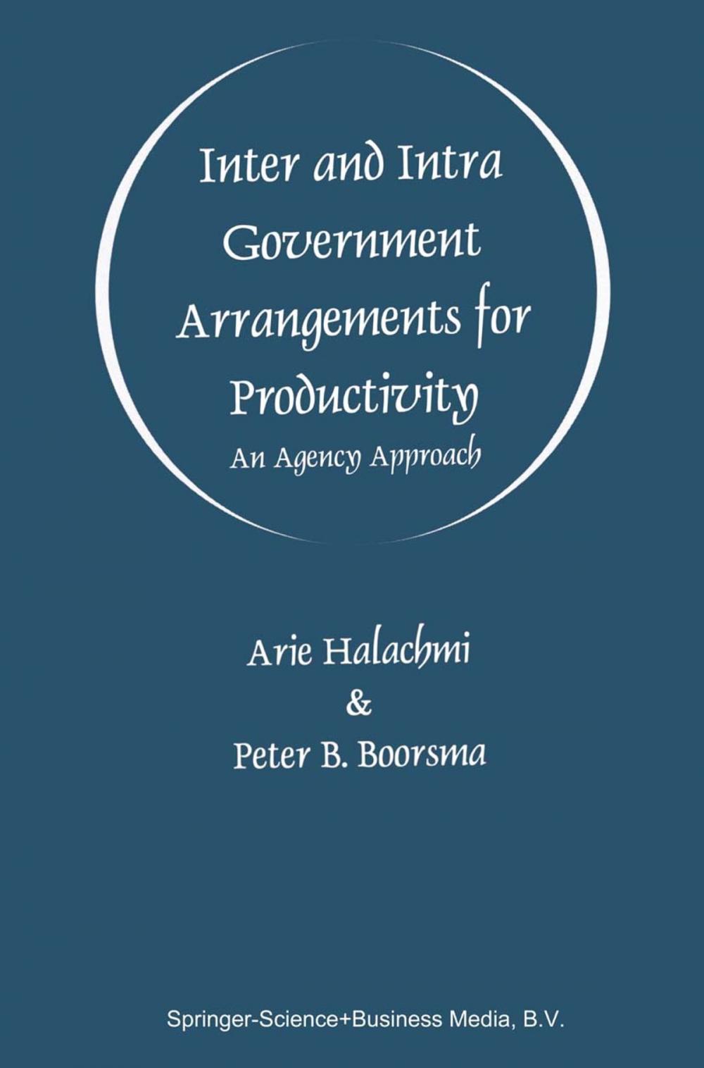 Big bigCover of Inter and Intra Government Arrangements for Productivity