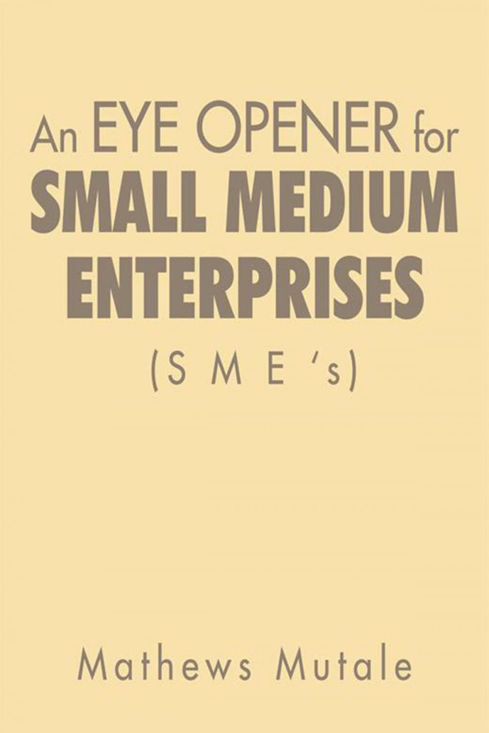 Big bigCover of An Eye Opener for Small Medium Enterprises (Sme’S)