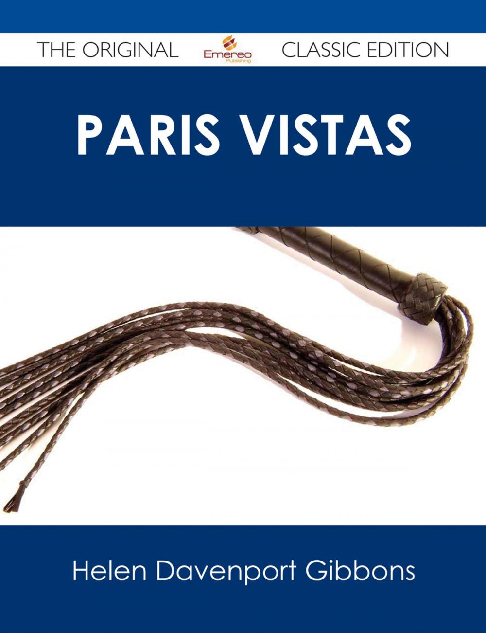 Big bigCover of Paris Vistas - The Original Classic Edition