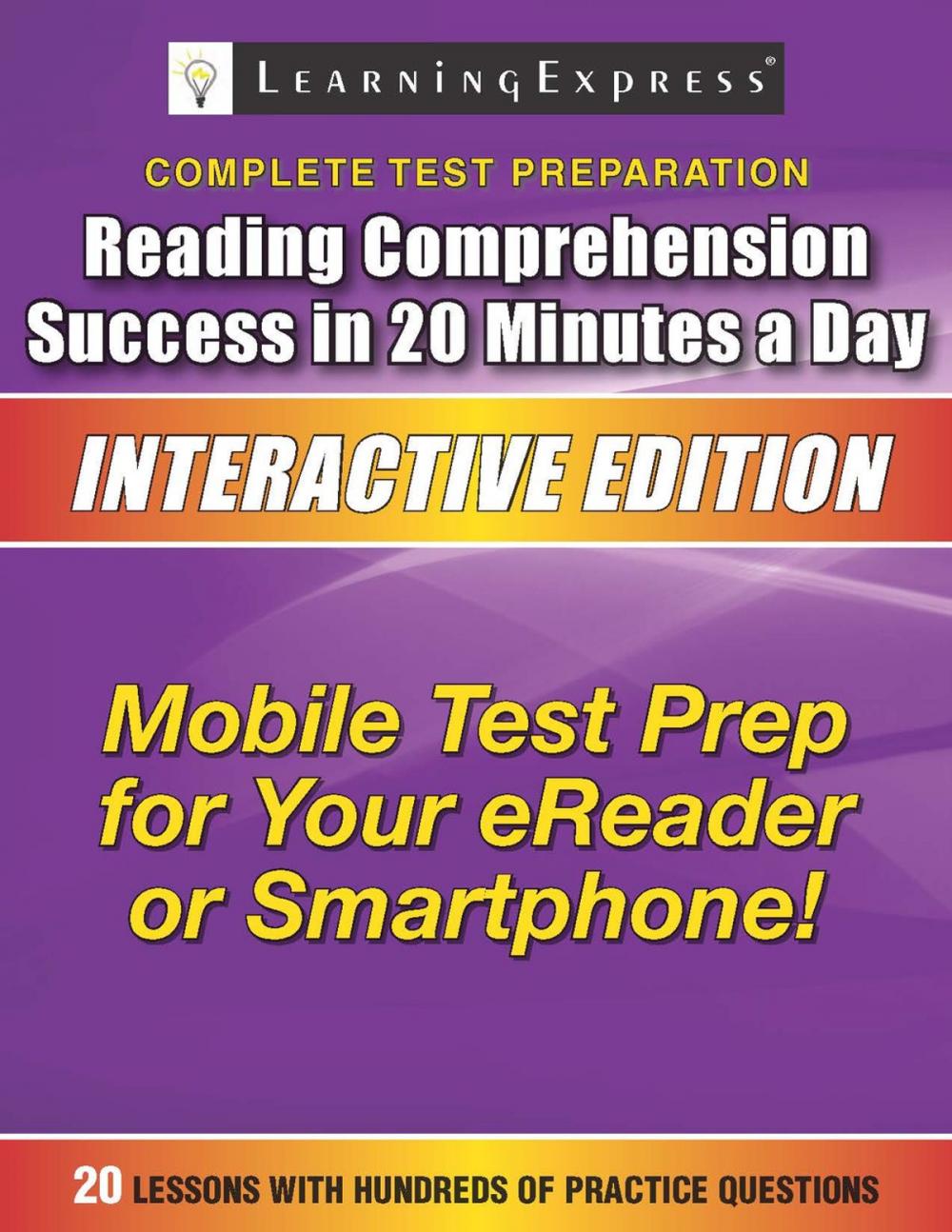 Big bigCover of Reading Comprehension Success in 20 Minutes a Day