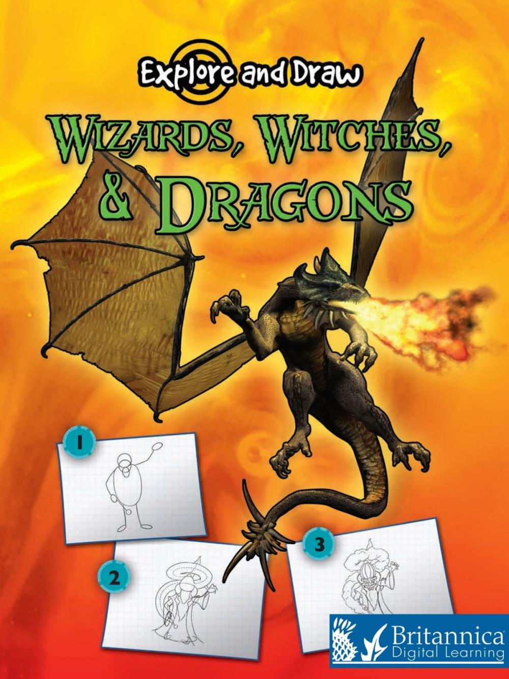 Big bigCover of Wizards, Witches, and Dragons