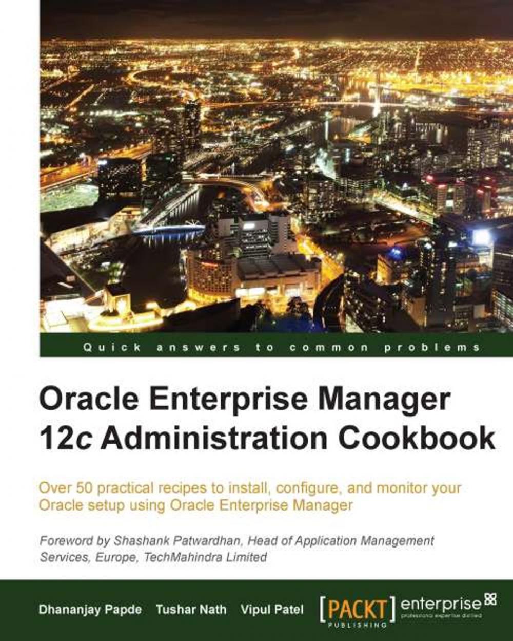 Big bigCover of Oracle Enterprise Manager 12c Administration Cookbook