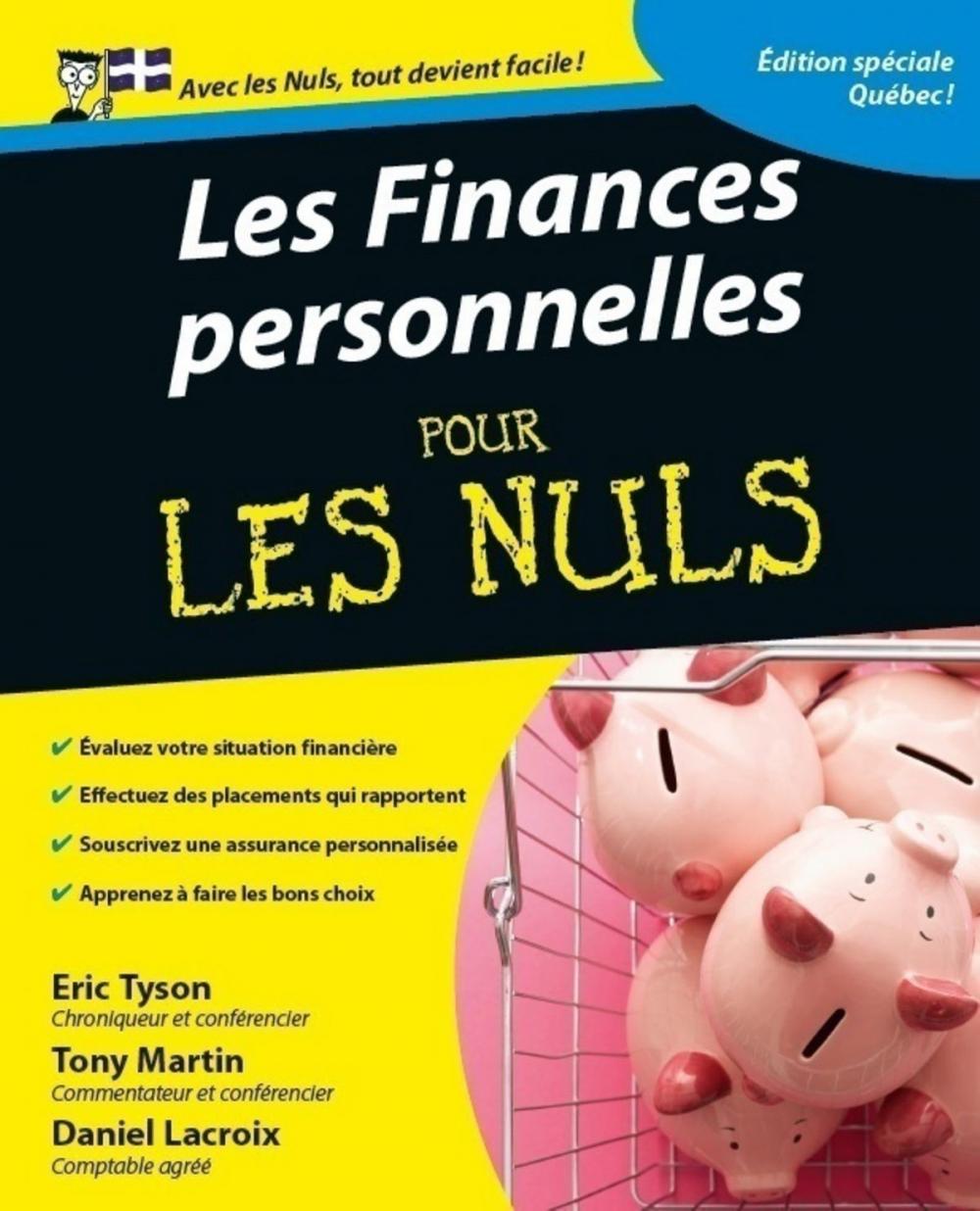 Big bigCover of Finances personnelles éd. québecoise, 2e pour les Nuls