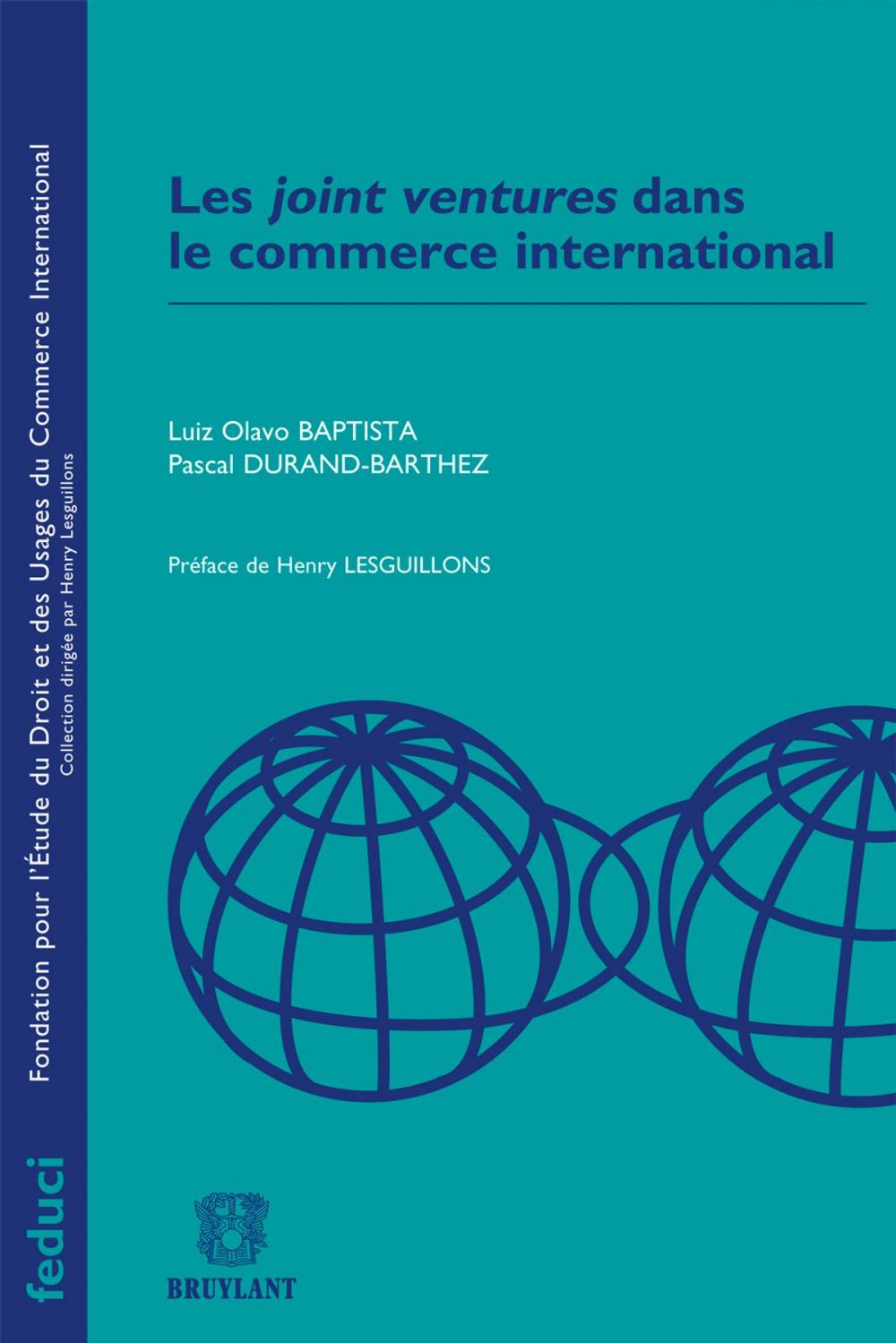 Big bigCover of Les joint ventures dans le commerce international