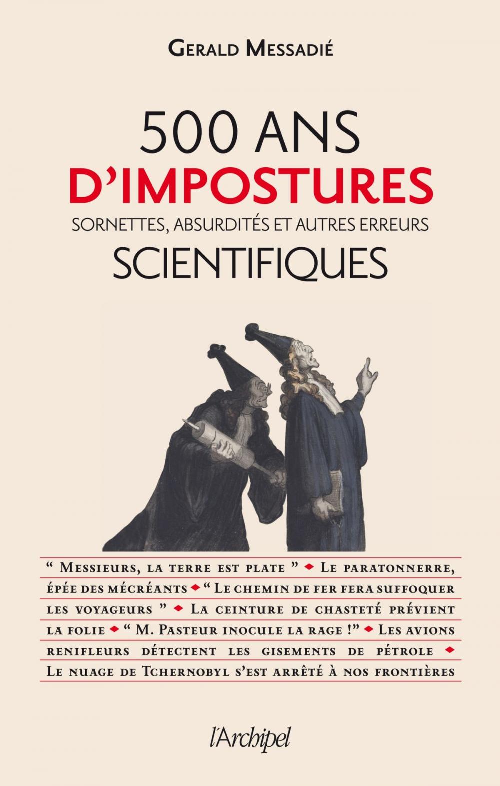 Big bigCover of 500 ans de mystifications scientifiques