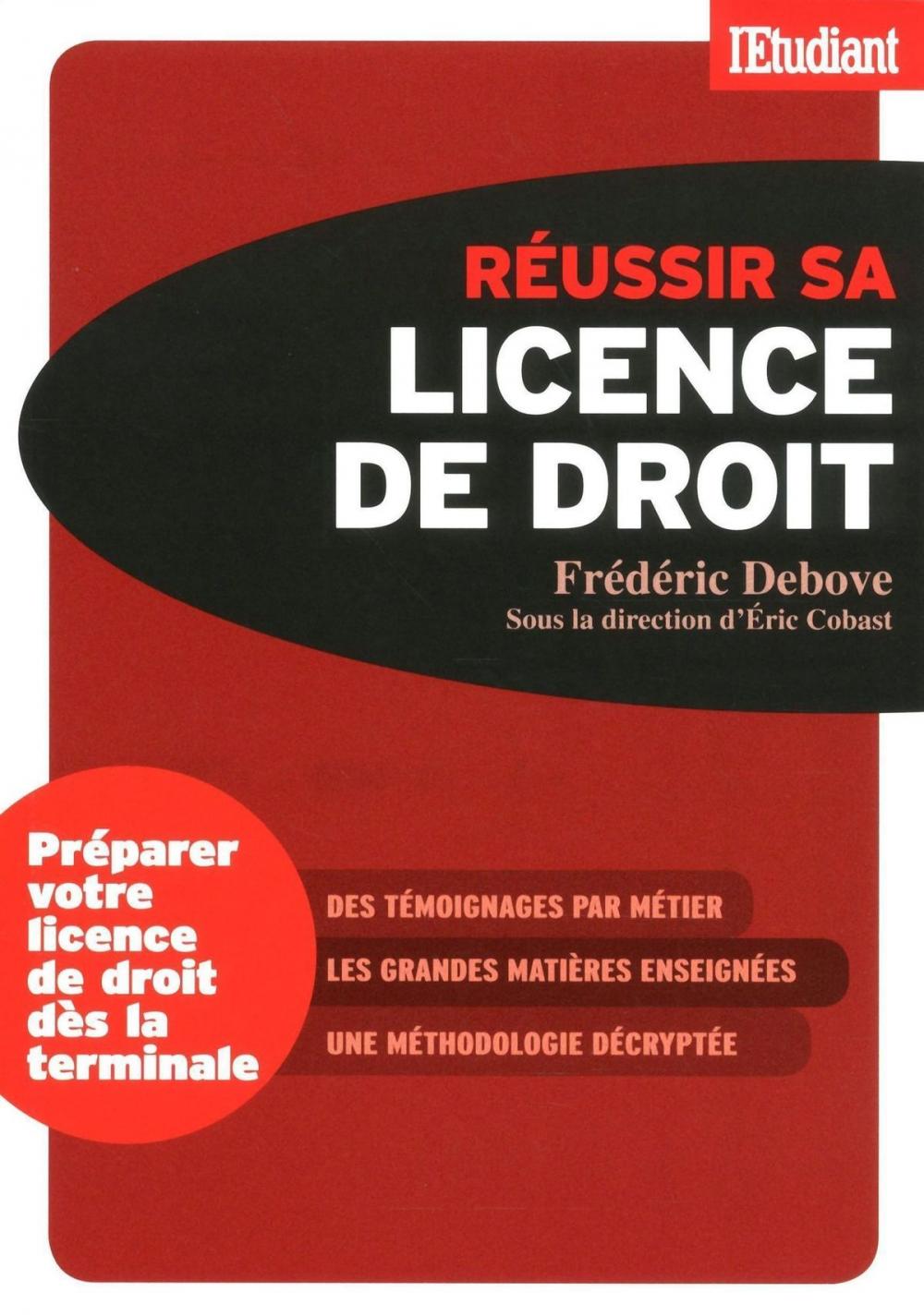 Big bigCover of Réussir sa licence de droit