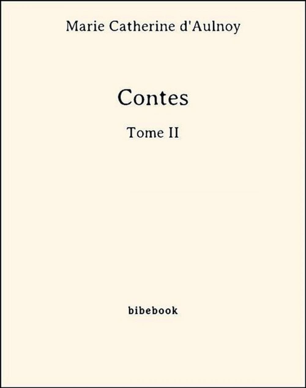 Big bigCover of Contes - Tome II