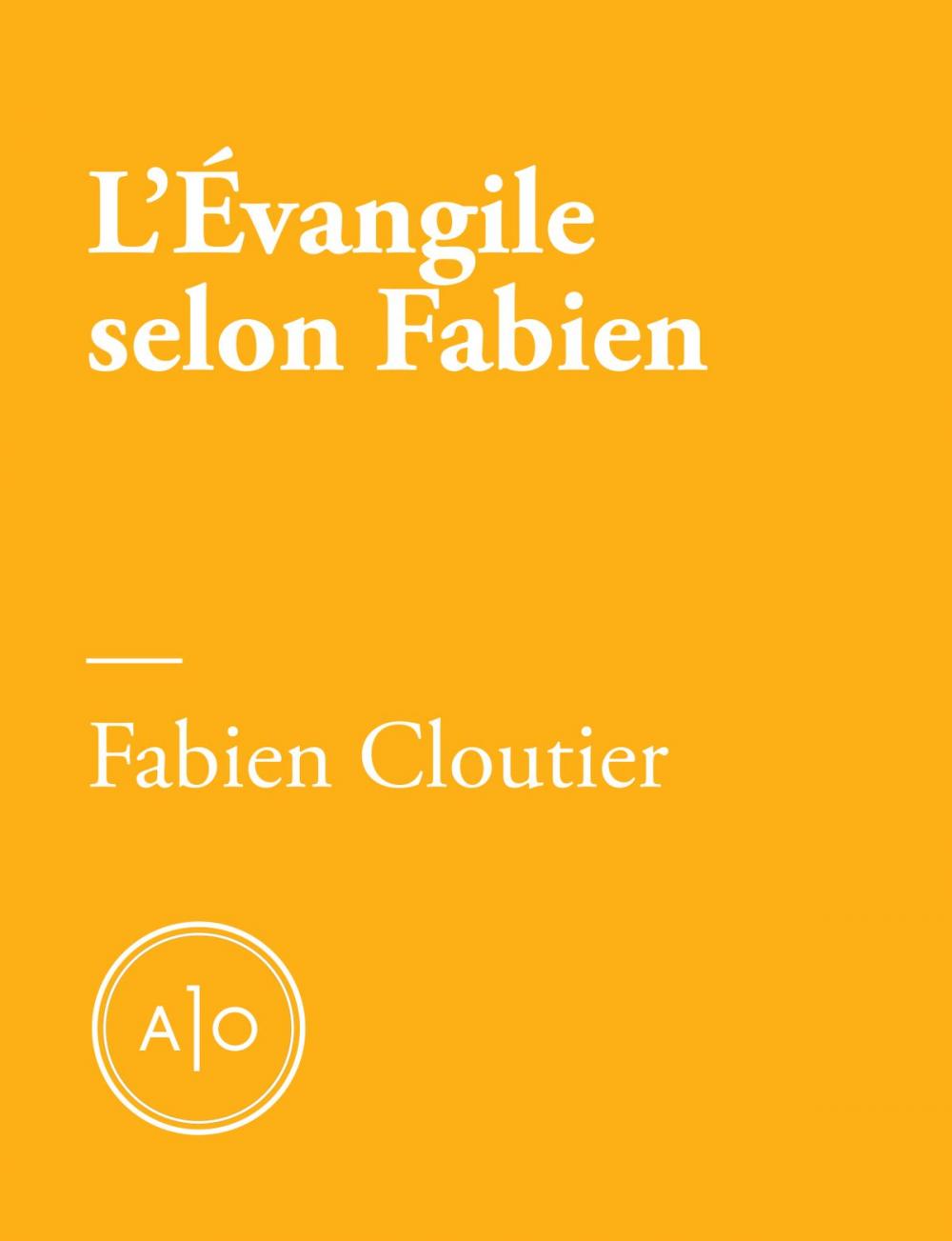 Big bigCover of L’Évangile selon Fabien