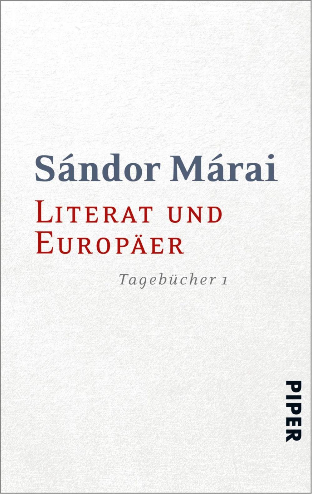 Big bigCover of Literat und Europäer