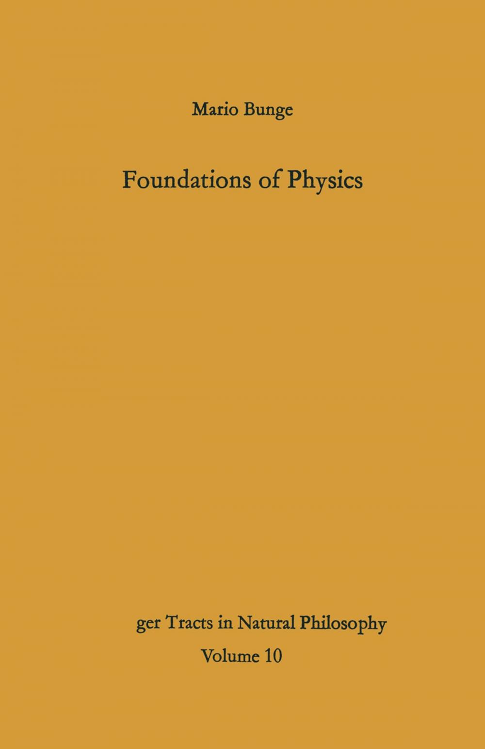 Big bigCover of Foundations of Physics