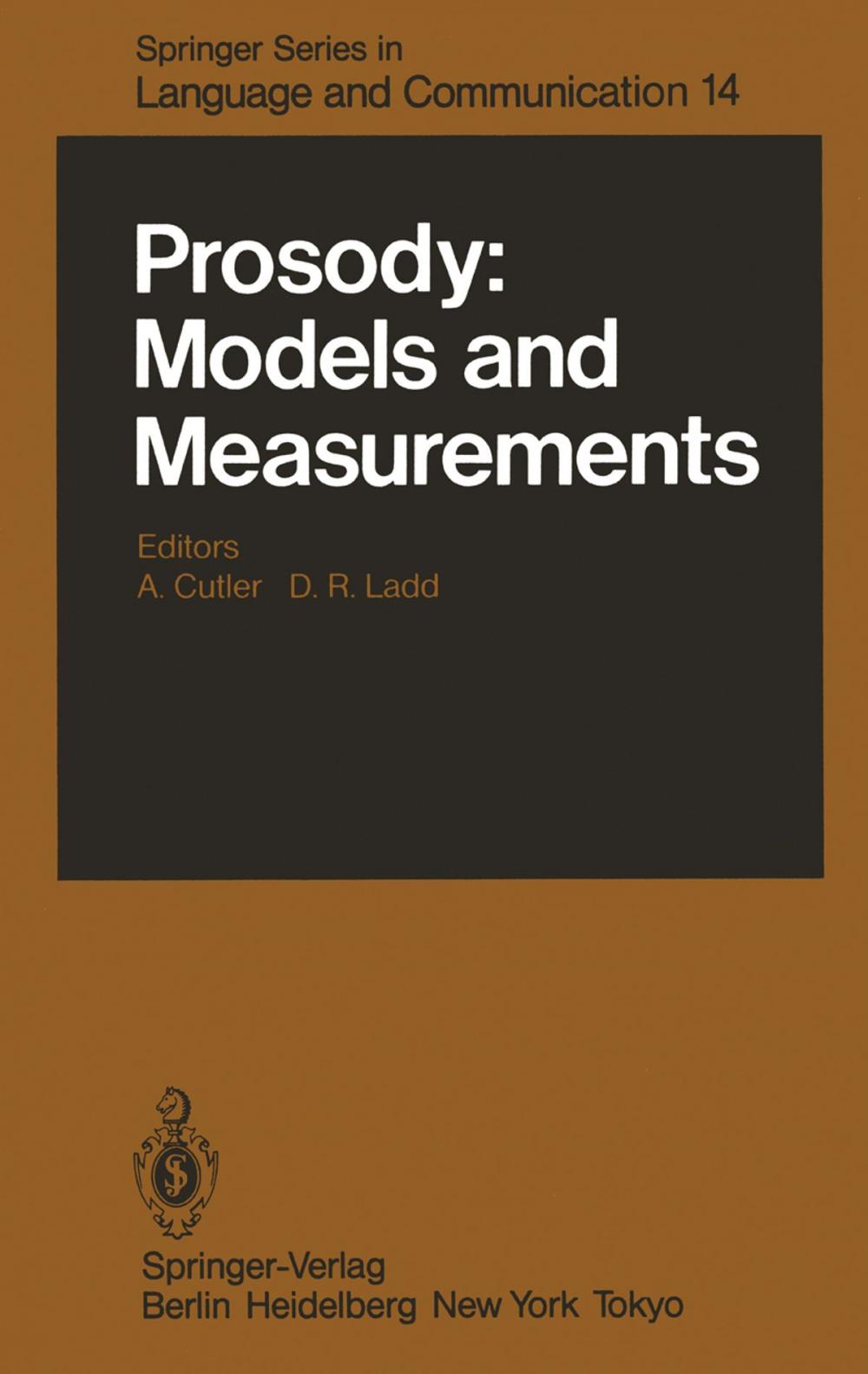 Big bigCover of Prosody: Models and Measurements