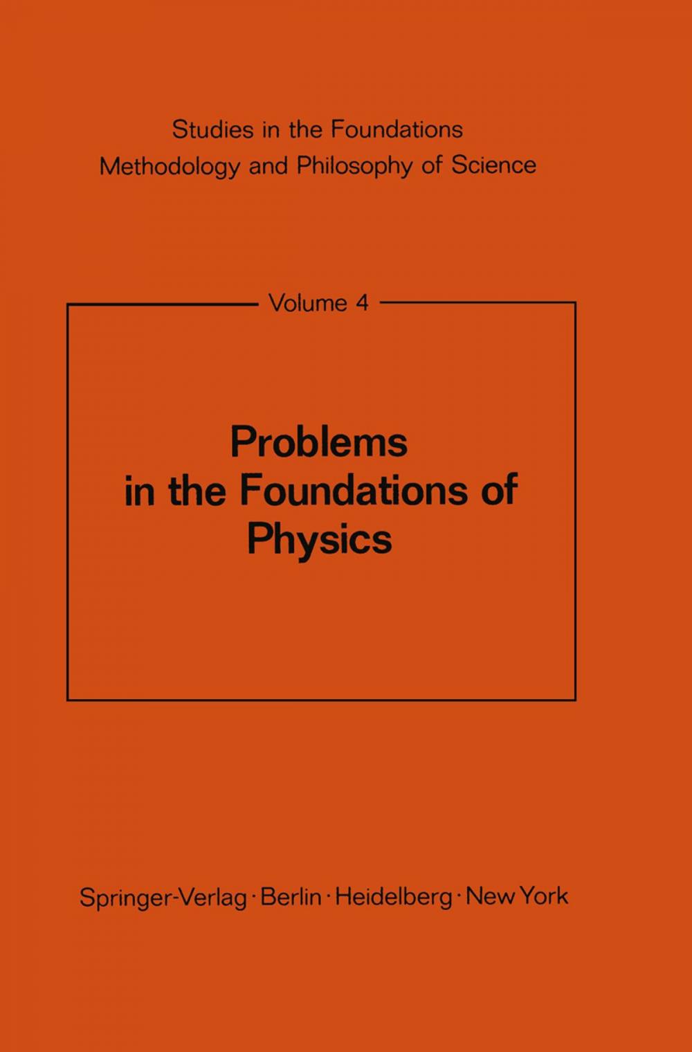 Big bigCover of Problems in the Foundations of Physics