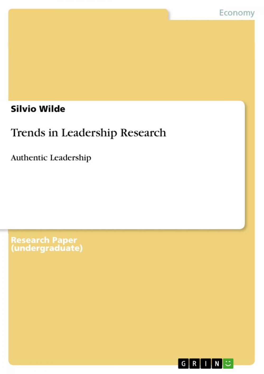 Big bigCover of Trends in Leadership Research