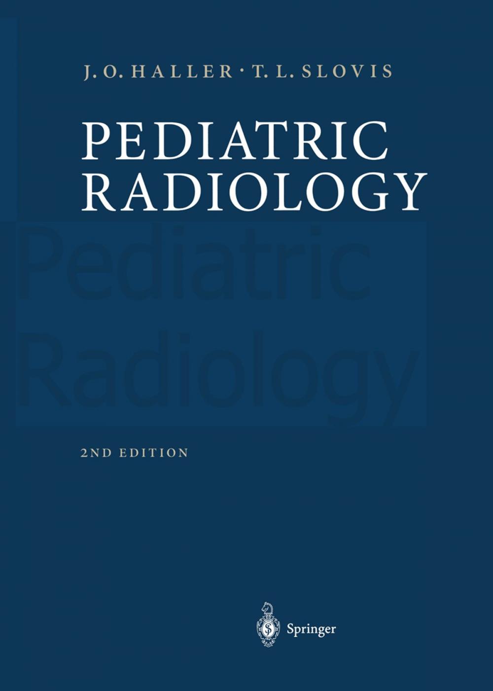 Big bigCover of Pediatric Radiology