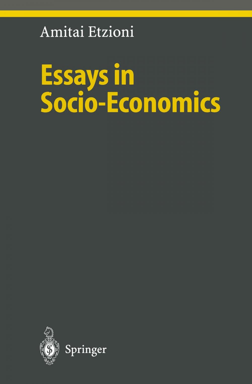 Big bigCover of Essays in Socio-Economics