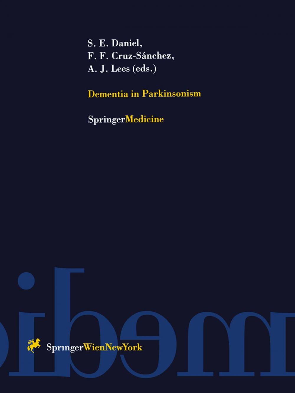 Big bigCover of Dementia in Parkinsonism